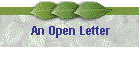 An Open Letter